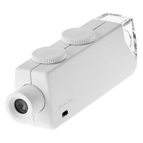 Microscope de poche à led - Zoom x60 à x100